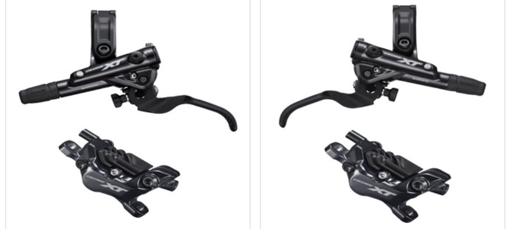 Shimano XT 4 Piston Brake Set - Front & Rear