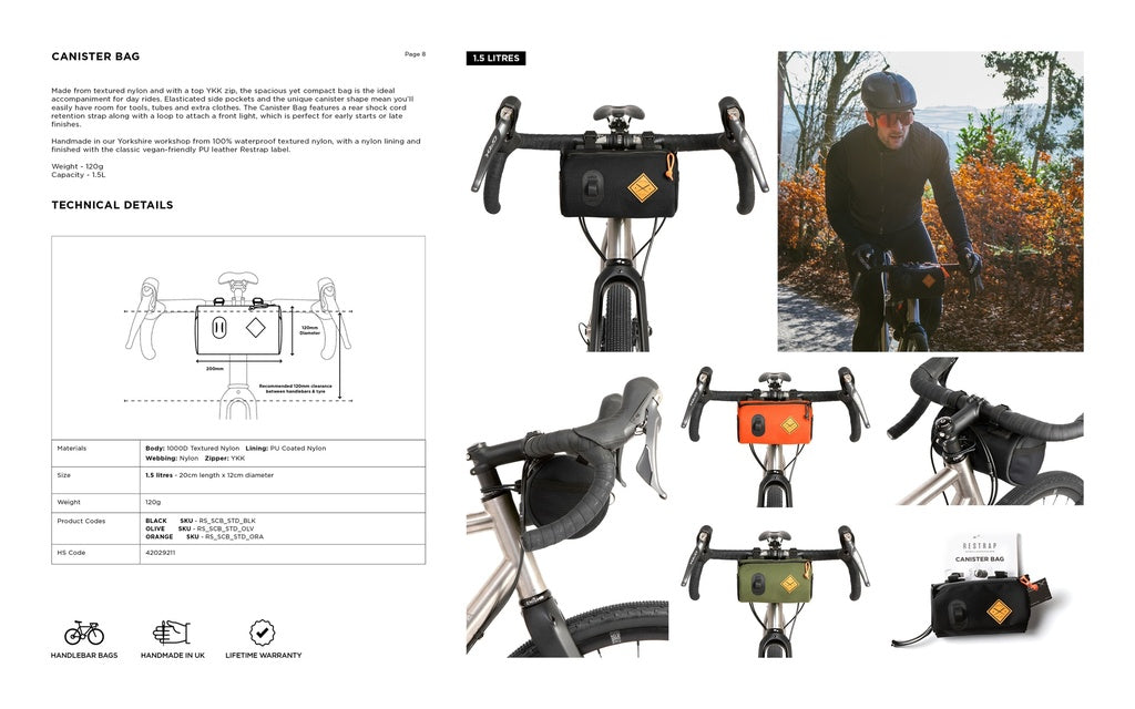 Restrap Canister Bag