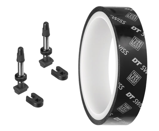 Brompton G Line Tubeless Tape & Valves (from DT Swiss)