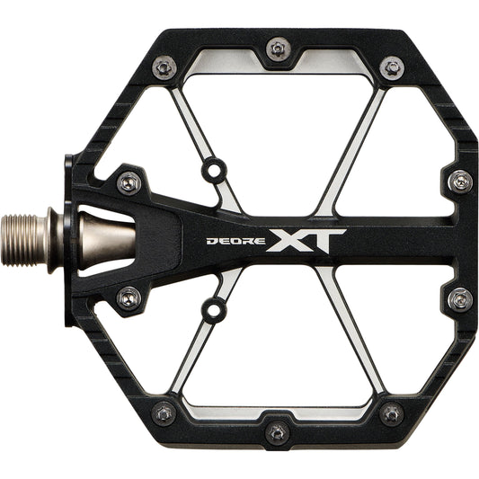 DEORE XT PD-M8240 MTB Flat Pedals, Black (Pair)