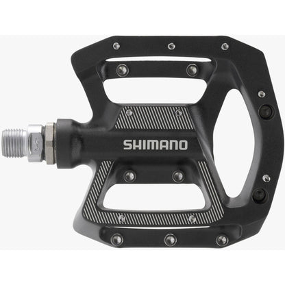 Shimano MTB / Gravel Flat Pedals, Black. PD-GR500