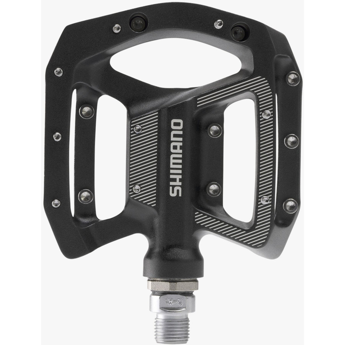 Shimano MTB / Gravel Flat Pedals, Black. PD-GR500