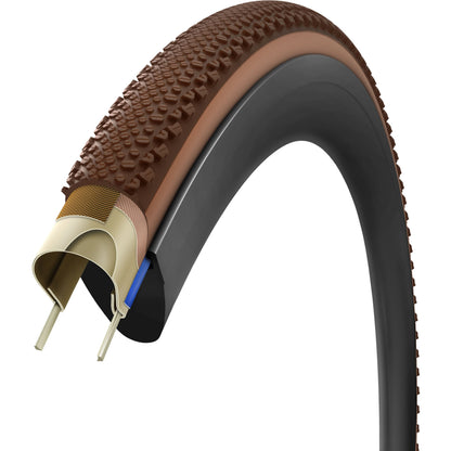 Vittoria Terreno Pro T50 Mixed 700x45c & 700x40c Gravel Race Natural Brown Tubeless Ready Tyre
